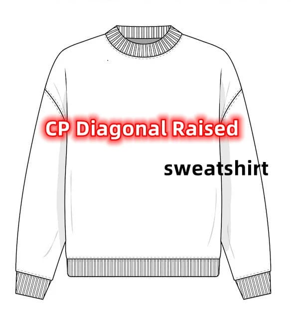 CPReps #ProID001 CP DIASED Fleece Sweatshirt CP抓绒圆领