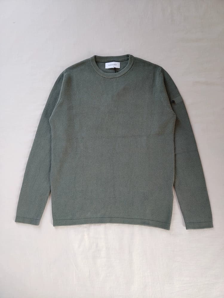 24SS 514D8 RIBBED SOFT COTTON KNITWEAR TOPSTONEY 棉质针织衫