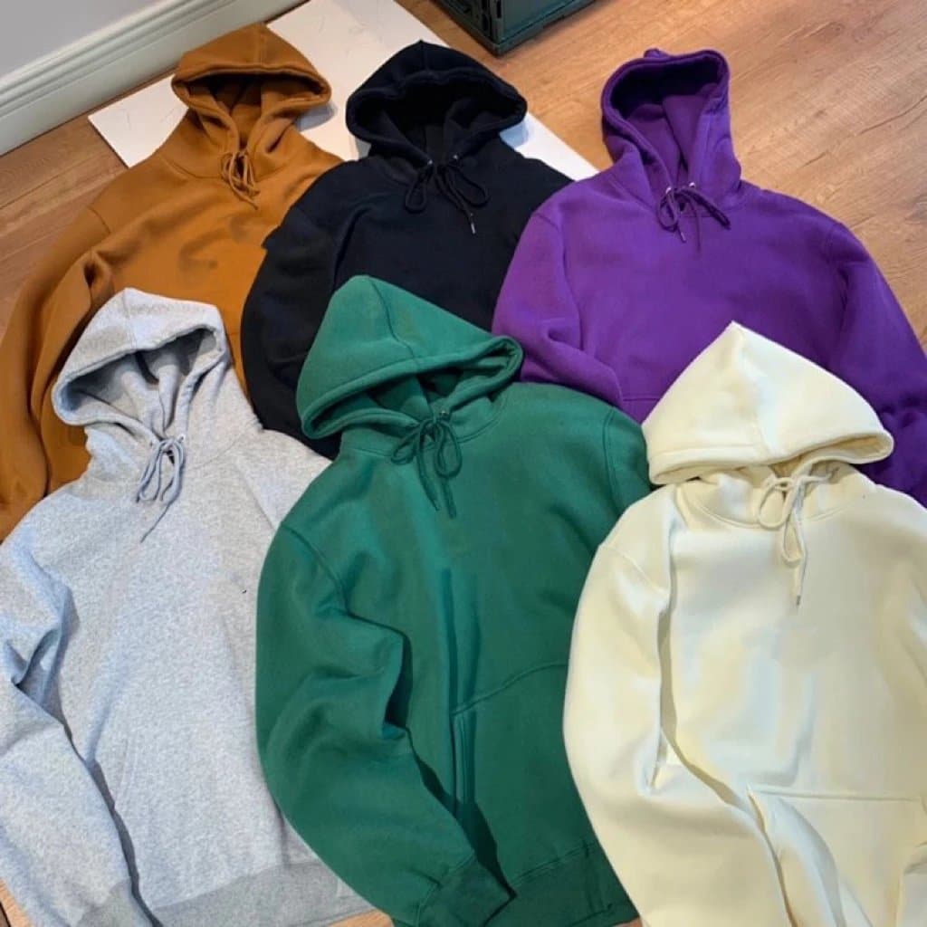 Logo embroidery stock hoodie classic chest cursive letter label embroidery embroidered logo terry hoodie pullover hoodie jacket men's and women's tops ins Xiaohongshu hot basic all-match sports casual shirt - OrientDig Spreadsheet