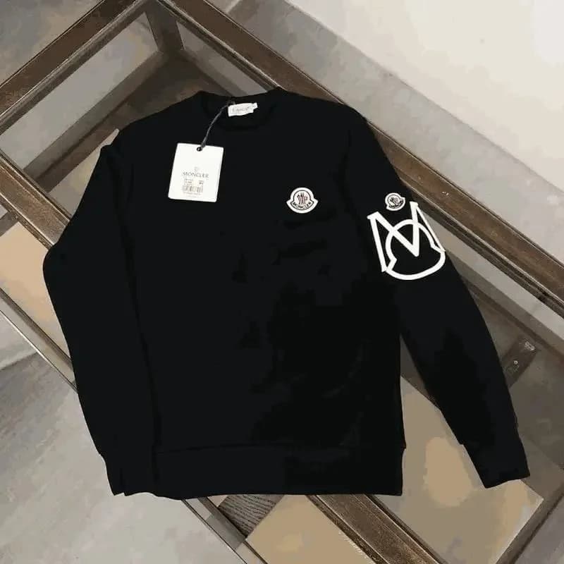 Moncler Logo Patch Crewneck Sweatshirt - OrientDig Spreadsheet