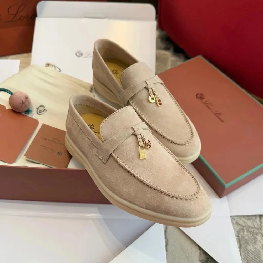 Loro Piana Summer Walk Suede Loafers - OrientDig Spreadsheet