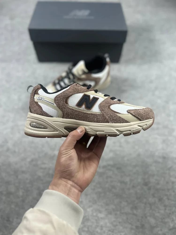 New Balance MR530 SNC Sneakers White Brown - OrientDig Spreadsheet