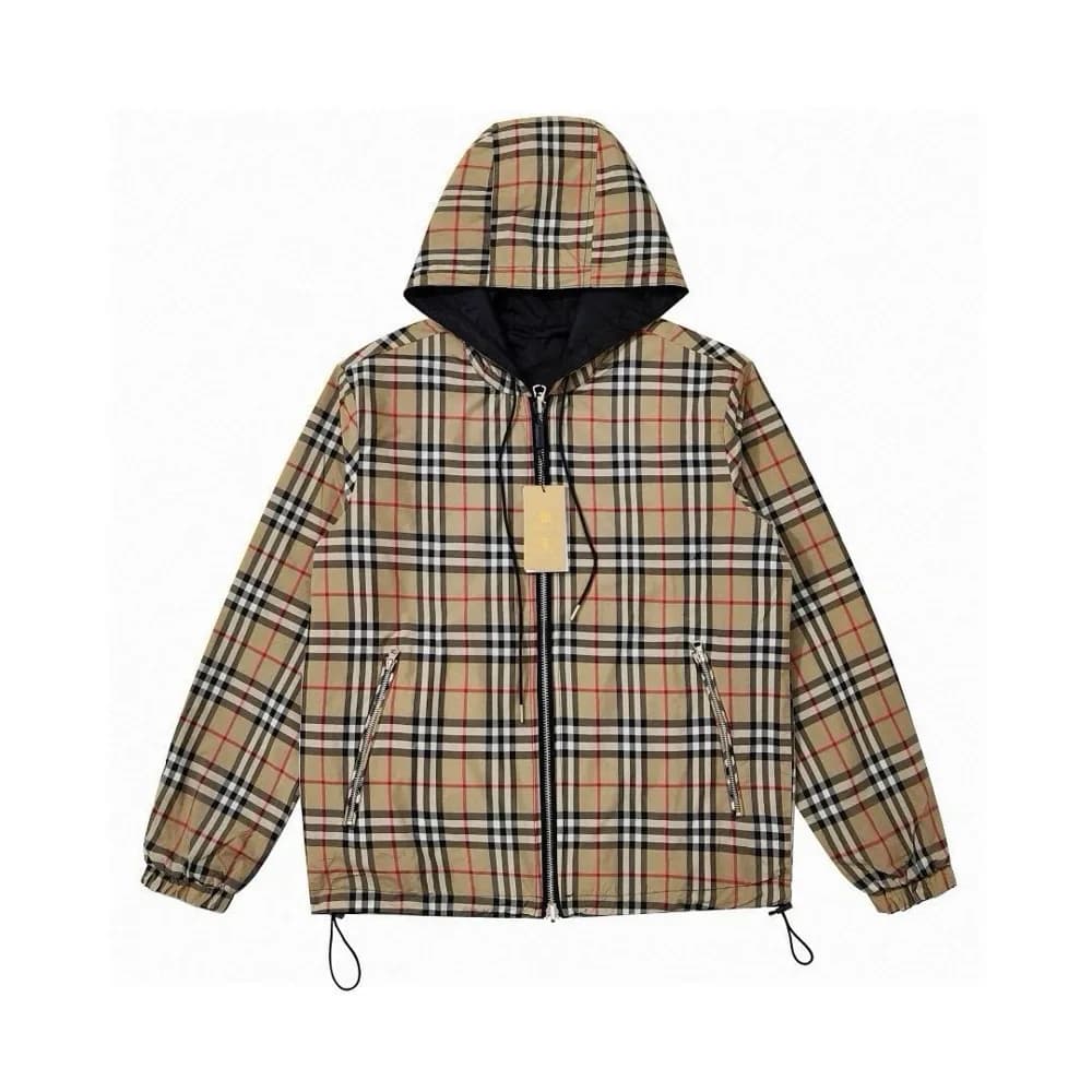 Burberry-Style Check Reversible Jacket - OrientDig Spreadsheet
