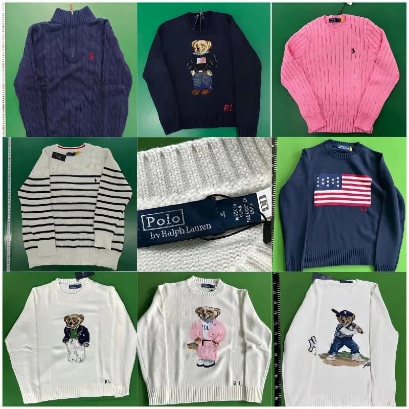 Polo Bear-Style Knit Sweater - OrientDig Spreadsheet