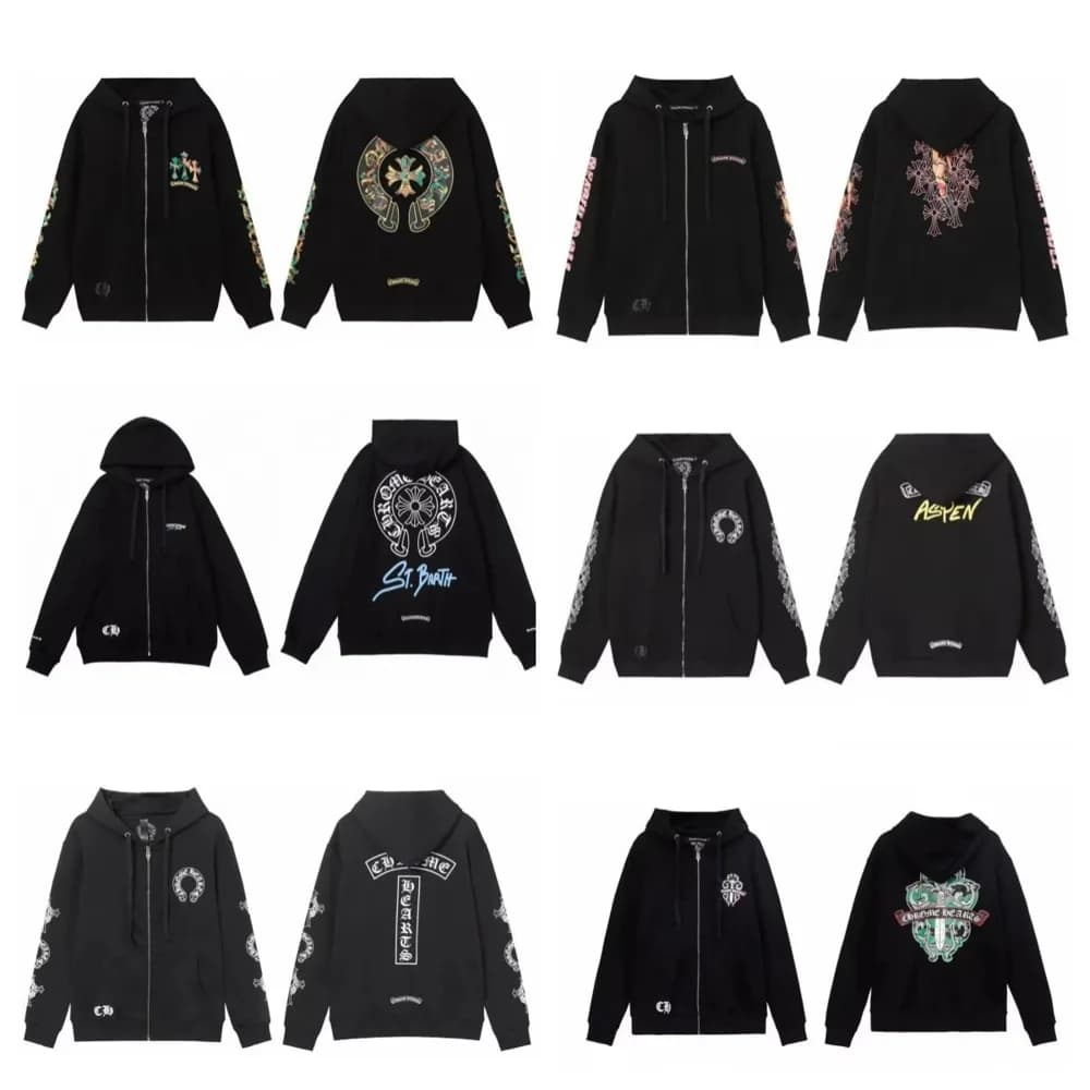 Chrome Hearts-Style Zip Hoodie - OrientDig Spreadsheet