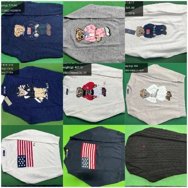 Polo Bear-Style Cardigan & Sweater - OrientDig Spreadsheet