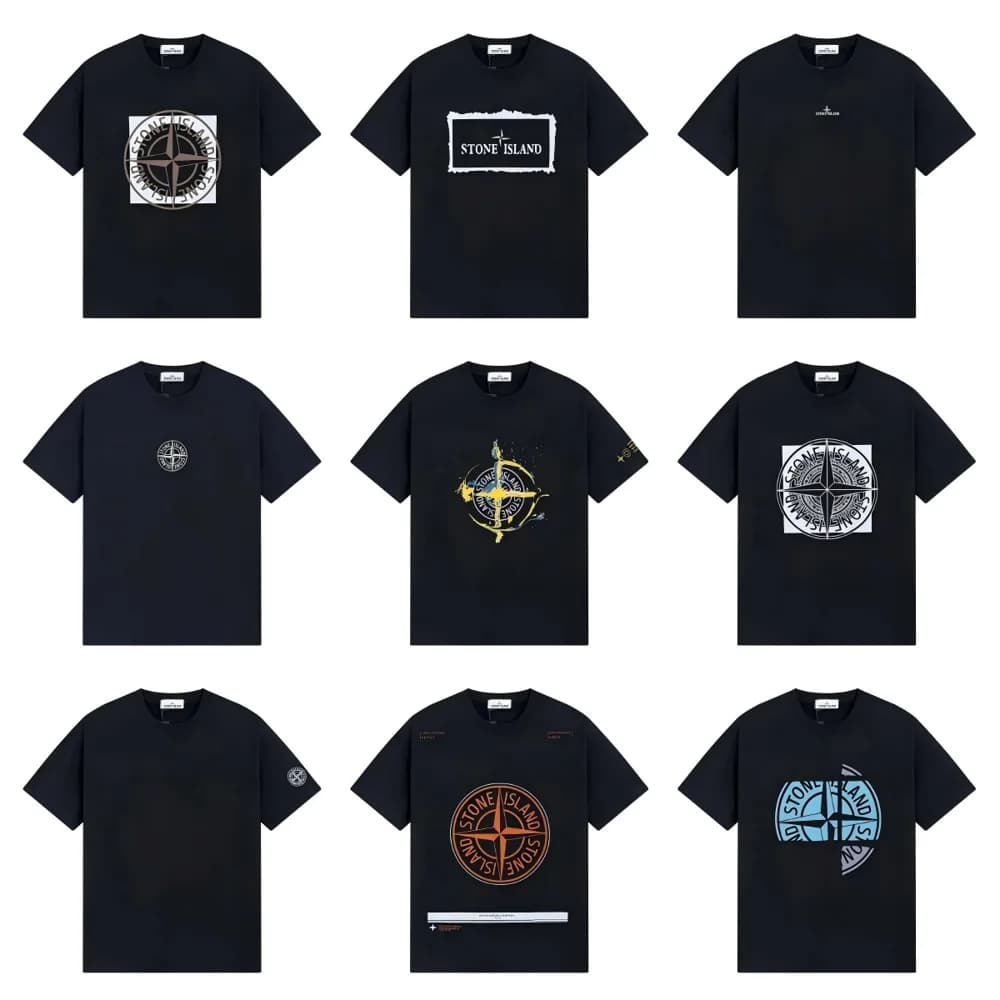 Stone Island-Style Logo T-Shirt - OrientDig Spreadsheet