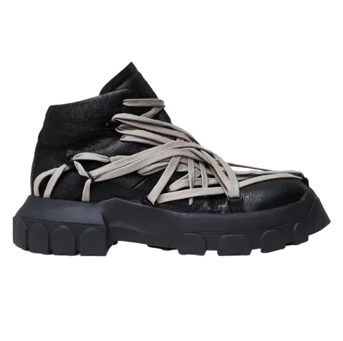 RICK OWENS TRACTOR MEGALACE BOOTS