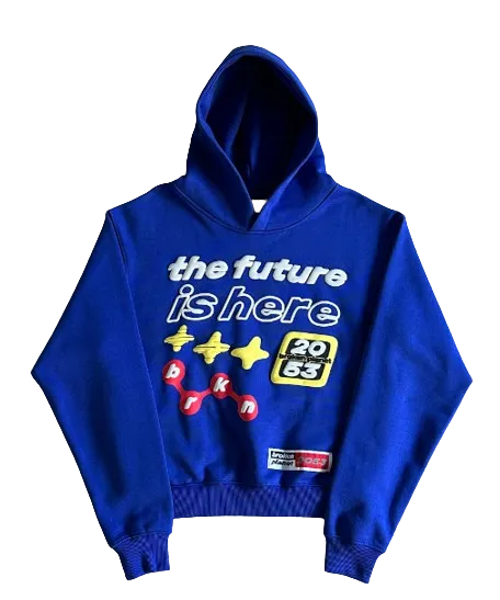 Broken Planet Hoodie Blue Future