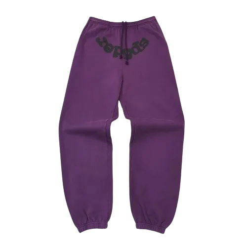 Sp5der Purple Sweatpants