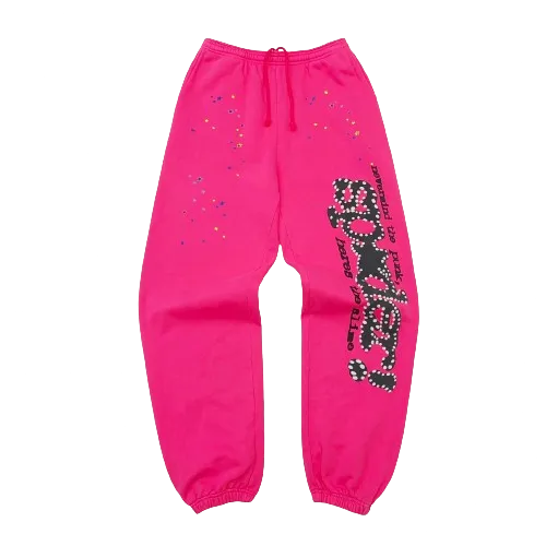 Sp5der Pink Sweatpants