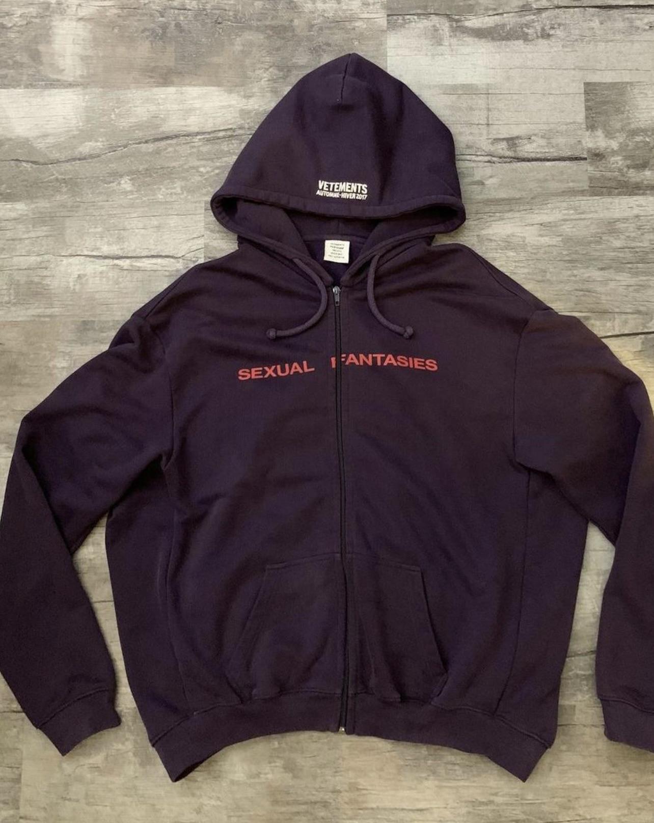 Vetements Sexual Fantasies Hoodie / Zip Up