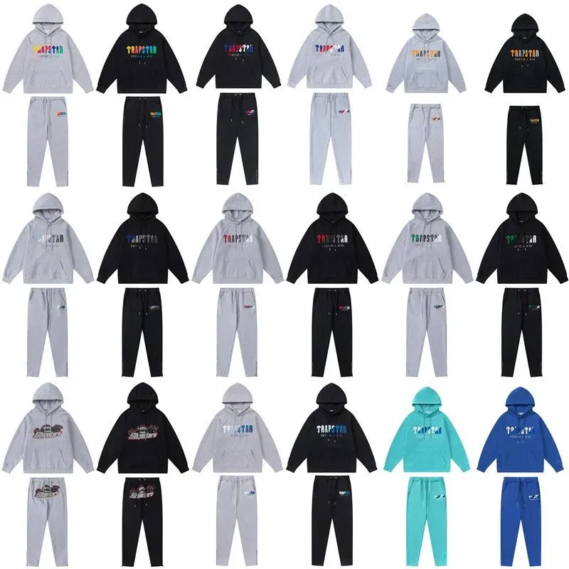 Top selling Trapst European and American fashion brand gradient letter tiger head print hooded sweat 62