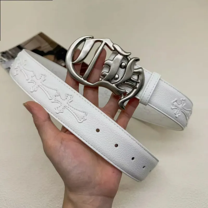 CH Cross Color Croat Belt Classic Belt Men s and Women s Jeans Belt Retro Fashion Belt Trendy Trouser Belt 14