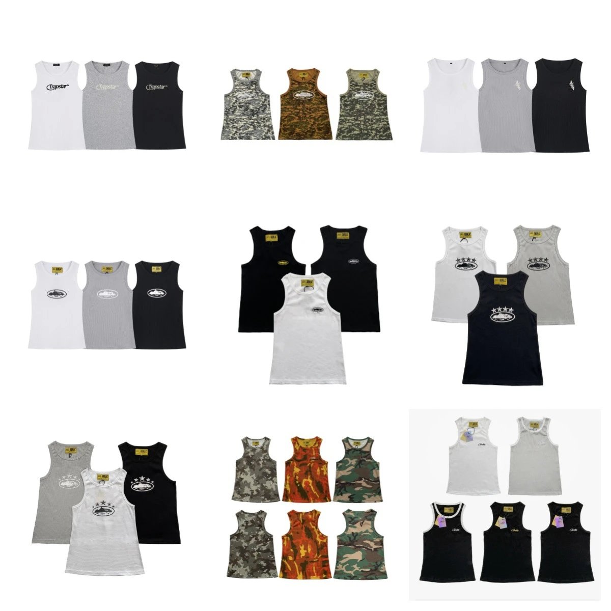 Camo Print Streetwear Tank Top