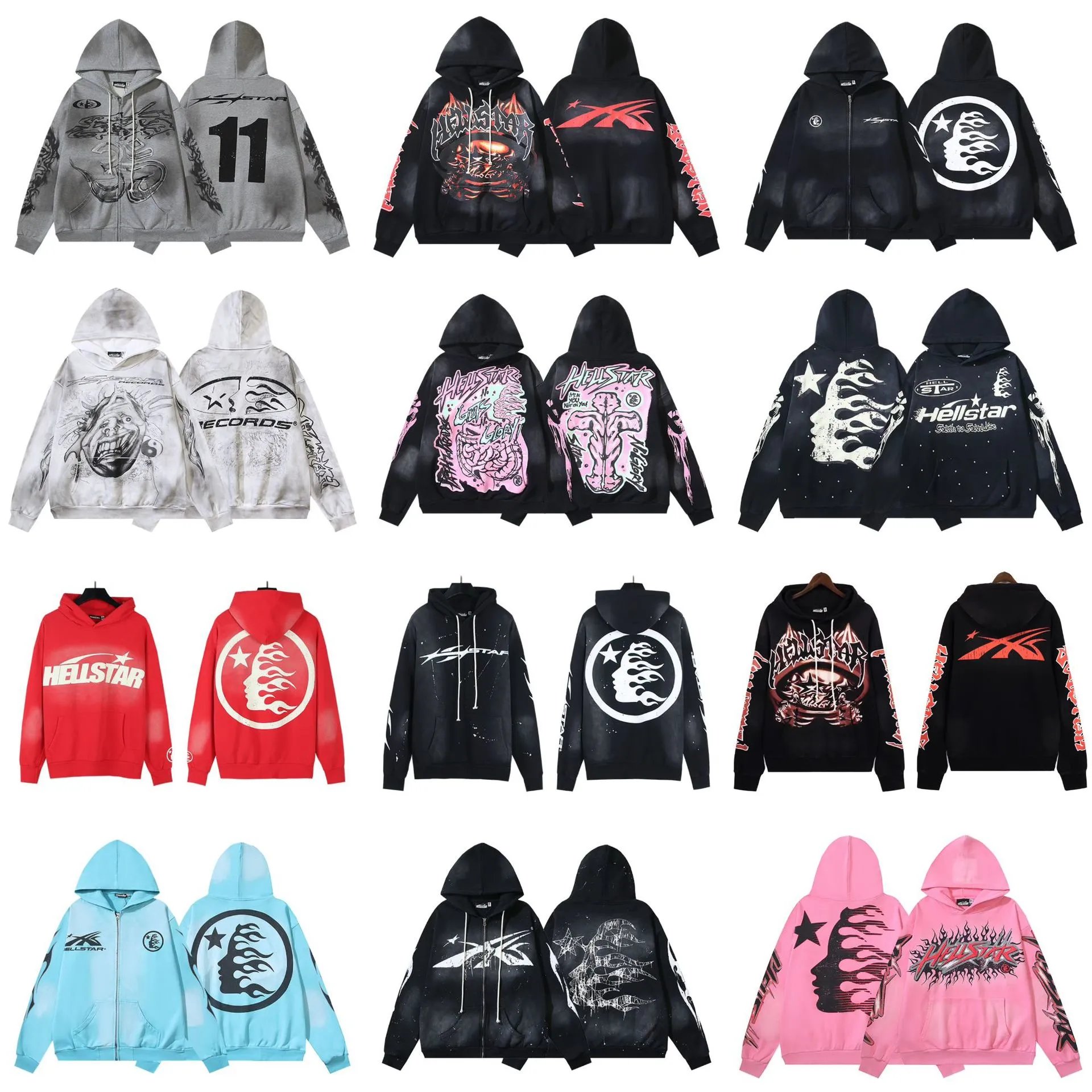 Hellstar Graphic Print Hoodie