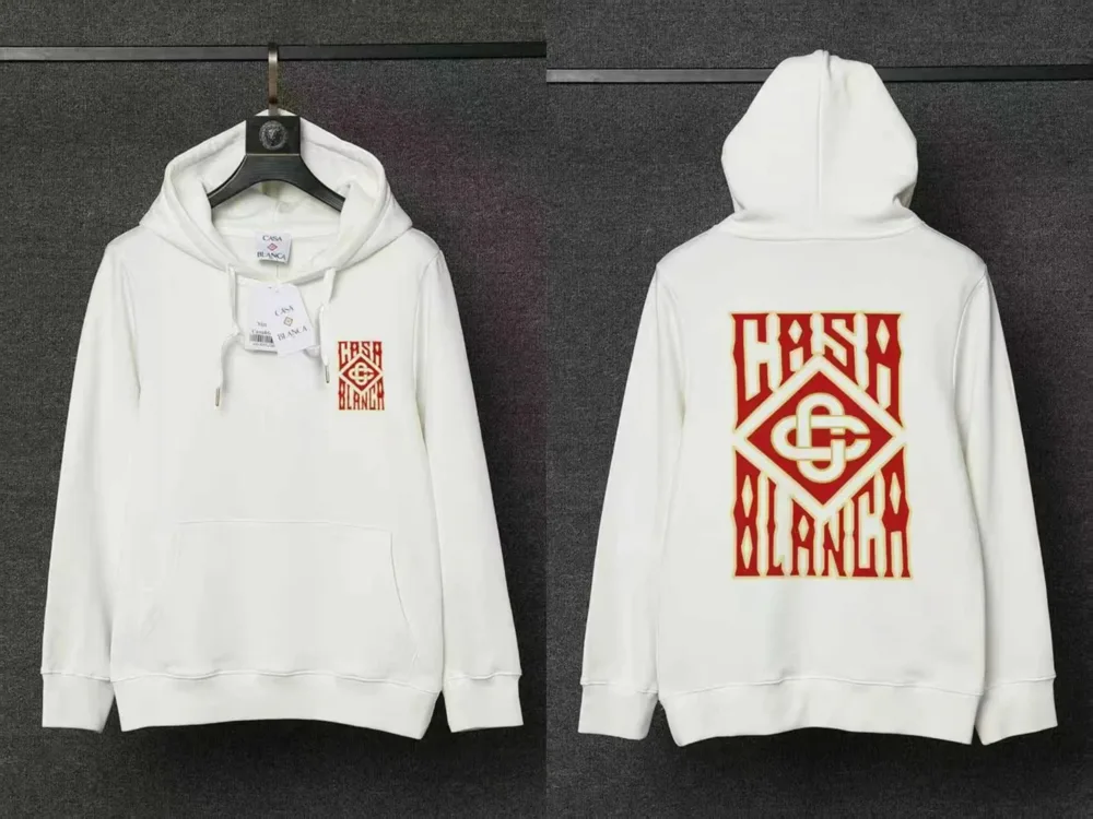 Casablanca Logo Print Hoodie