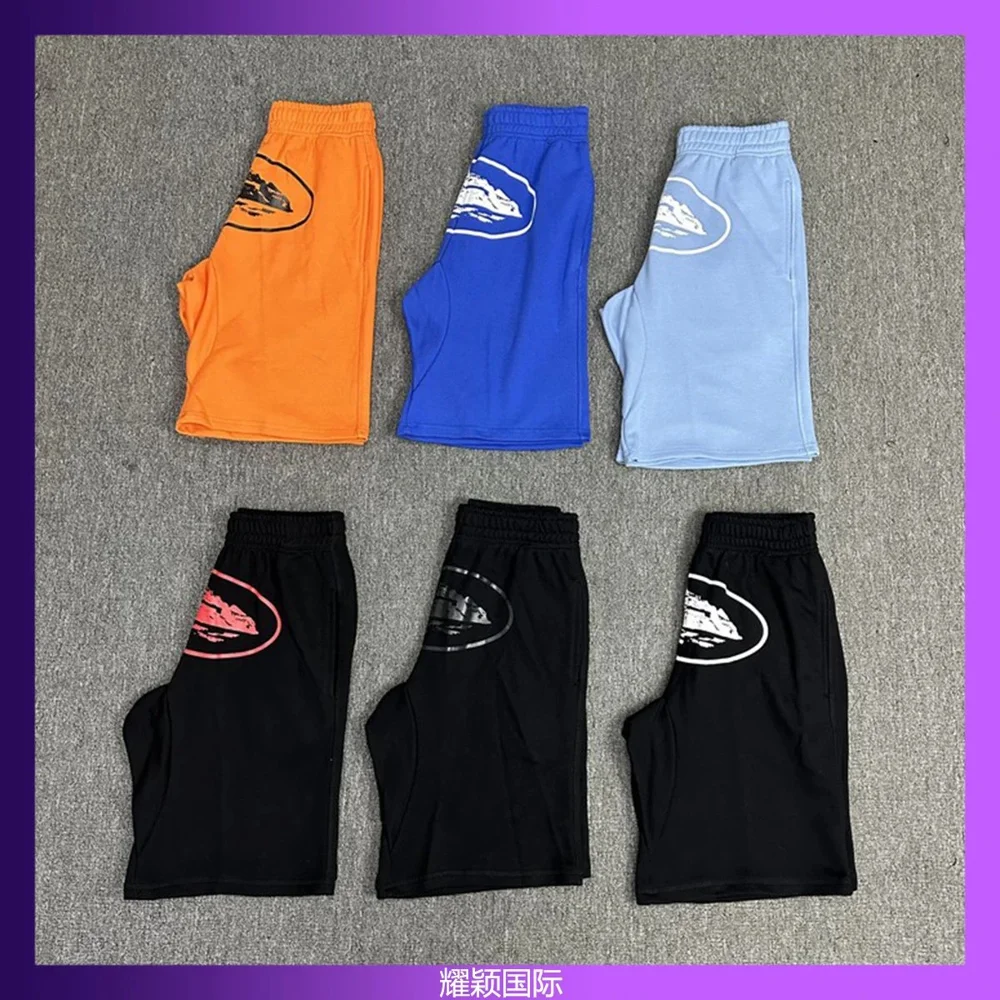 Corteiz Alcatraz Logo Print Shorts