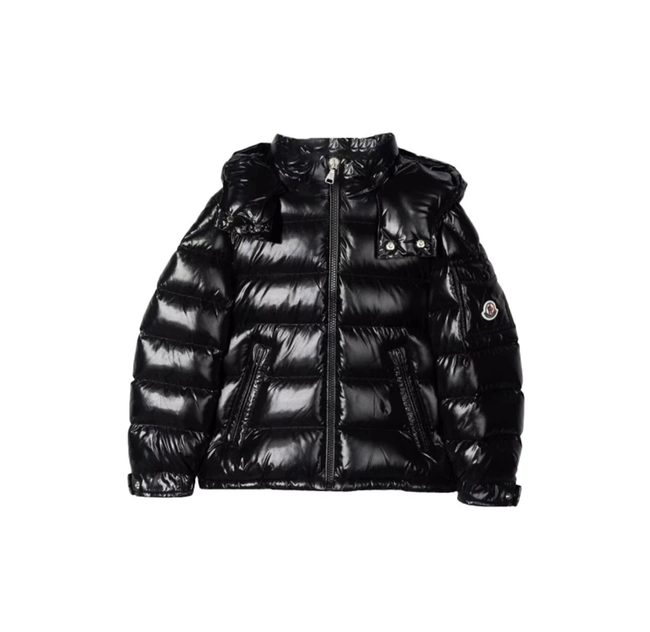 MC-Style Glossy Puffer Jacket