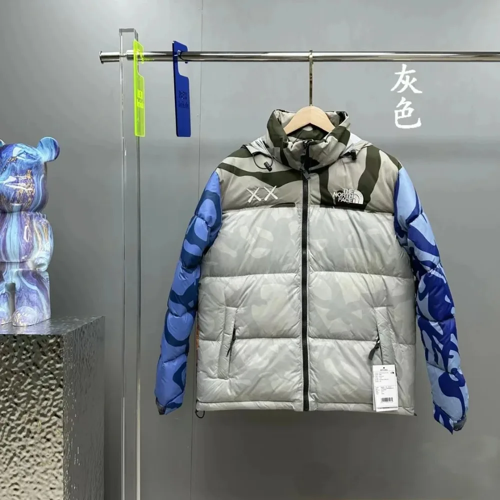 KAWS x TNF-Style Nuptse Down Jacket