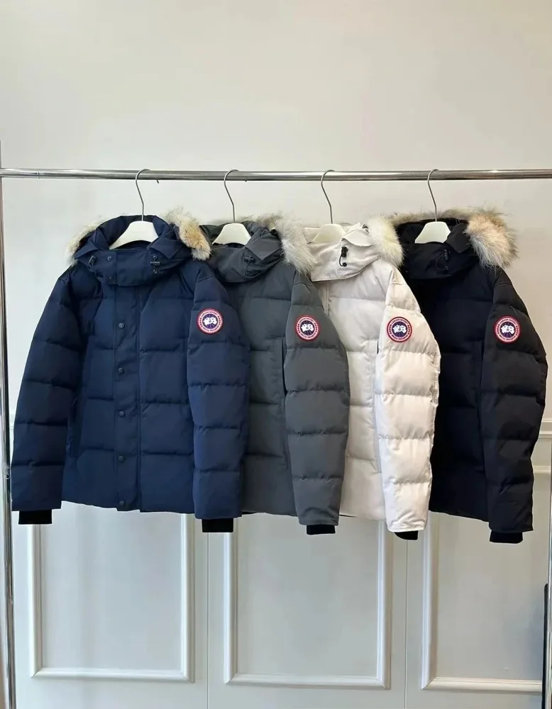 Canada Goose-Style Fur Hood Down Jacket