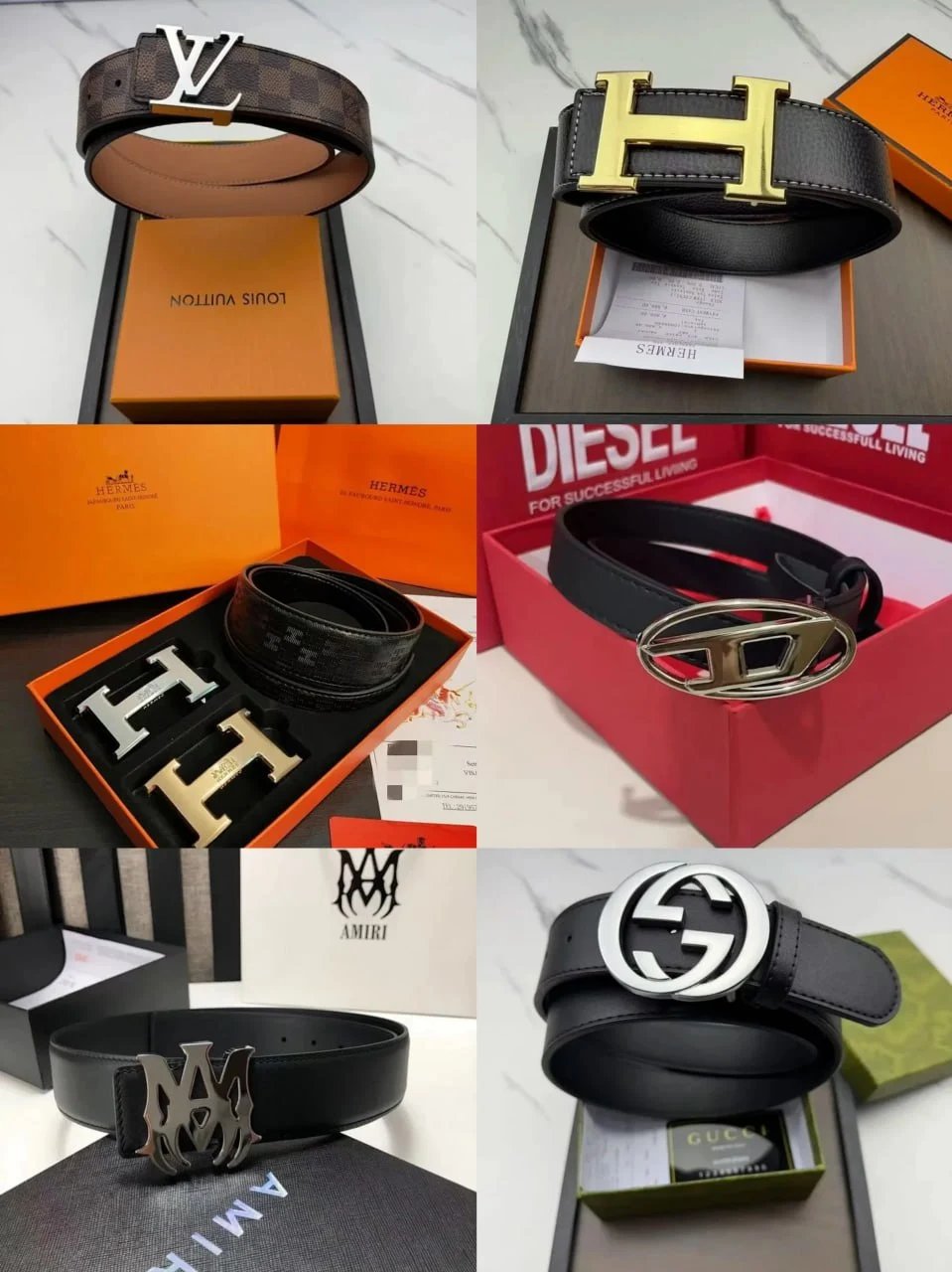 Reversible Leather Belt