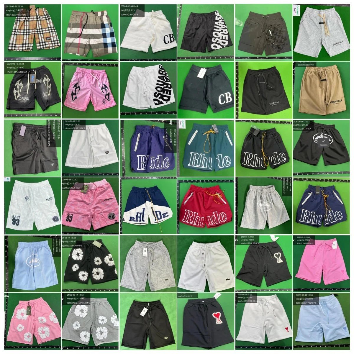 Logo Print Casual Shorts