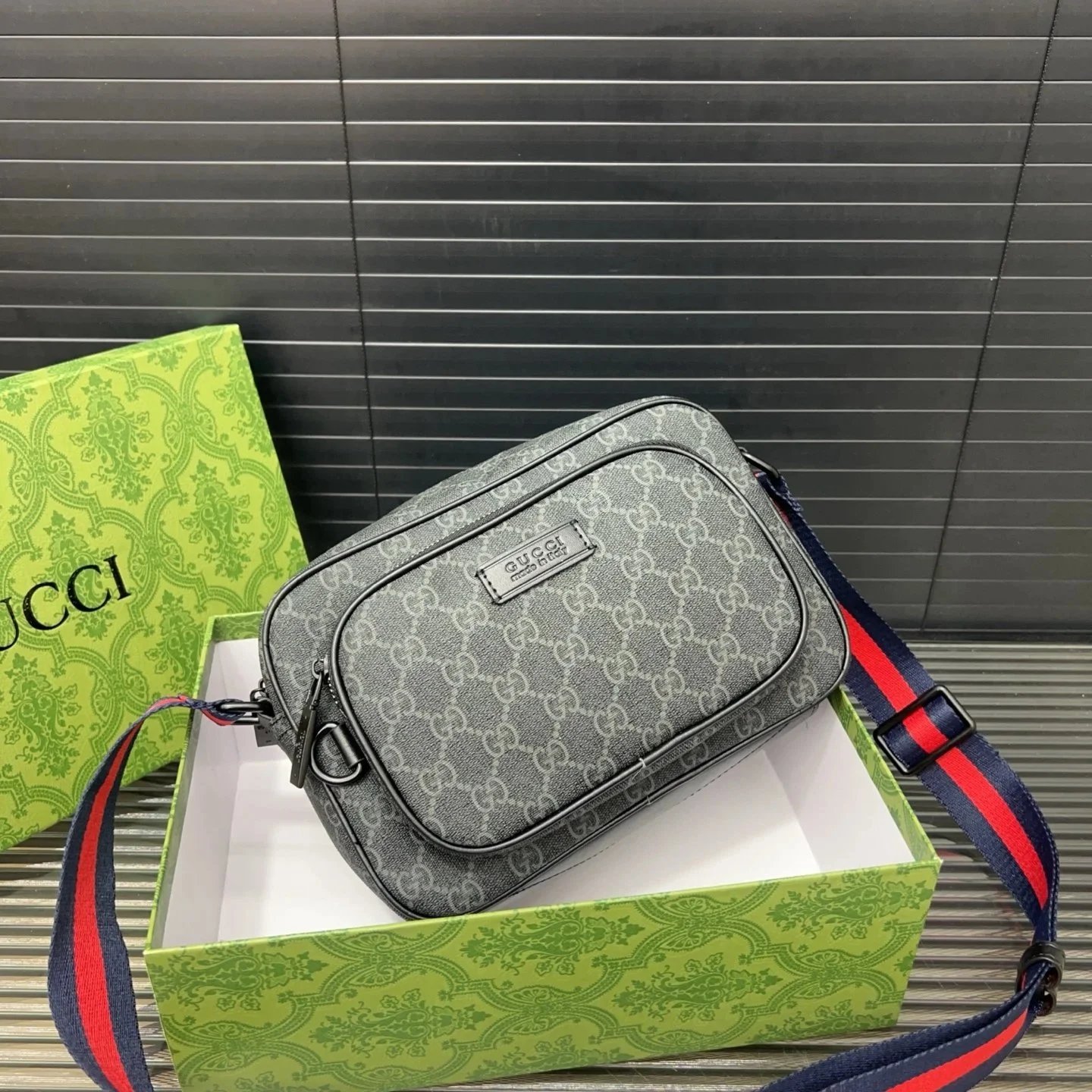 GC-Style Monogram Shoulder Bag