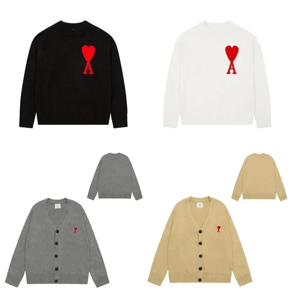 Ami-Style Heart Logo Knit