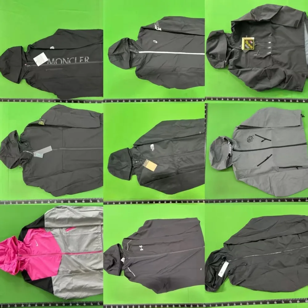 Moncler-Style Hooded Shell Jacket Collection